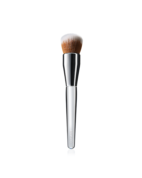 Foundation Buff Brush, Versatile foundation brush can be used with all Clinique liquid, powder, cream and stick foundations to buff and blend to perfection.