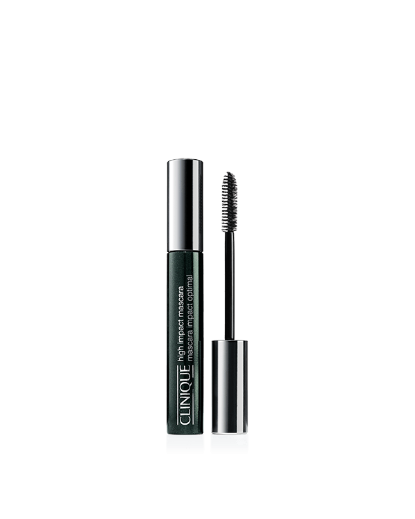 High Impact™ Mascara, Clinique’s buildable volume mascara kicks up the volume and length of each and every lash. Resists clumping.