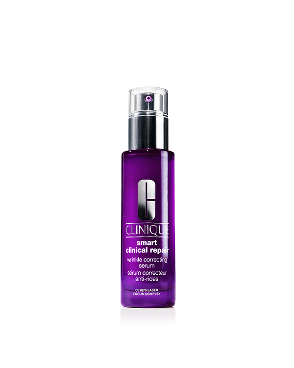 Clinique Smart Clinical Repair™ Wrinkle Correcting Serum, Dermatologist-developed face serum targets the look of signs of ageing from three separate angles.